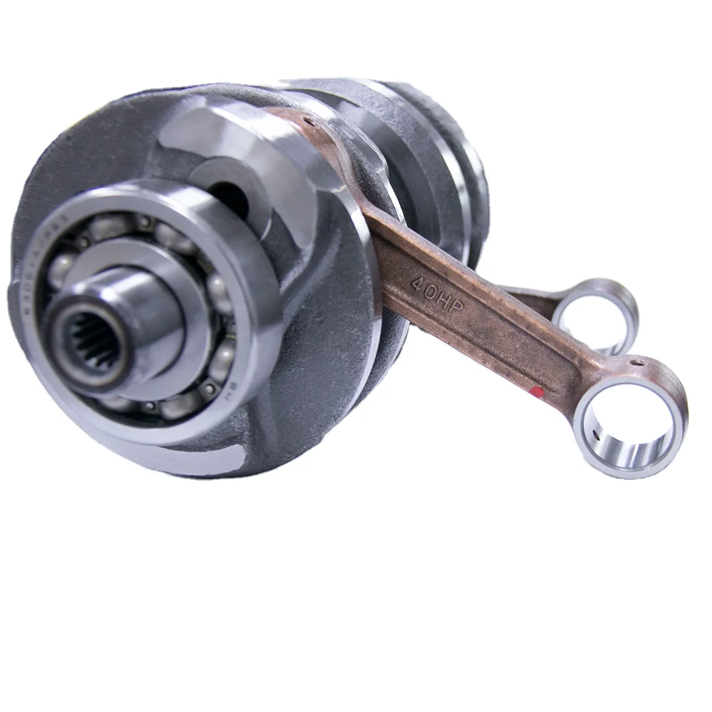 OEM 66T-11400-01 T40 ENDURO crankshaft for outboard drawing Crankshaft connecting rod