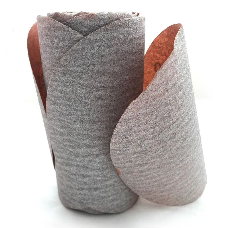 Sun Abrasives France EN852 Calcined Aluminum Oxide 125mm no hole sand paper PSA Disc roll for automotive industry