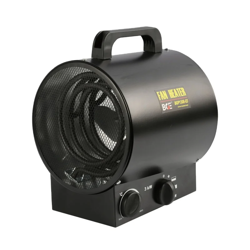 3000W Portable Electric Industrial Fan Heater Electric Room Space Heaters with Thermostat