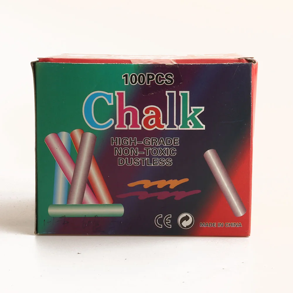 
Fine Quality Dustless Chalk Colorful Chalk For School And Office Stationery Supplies 