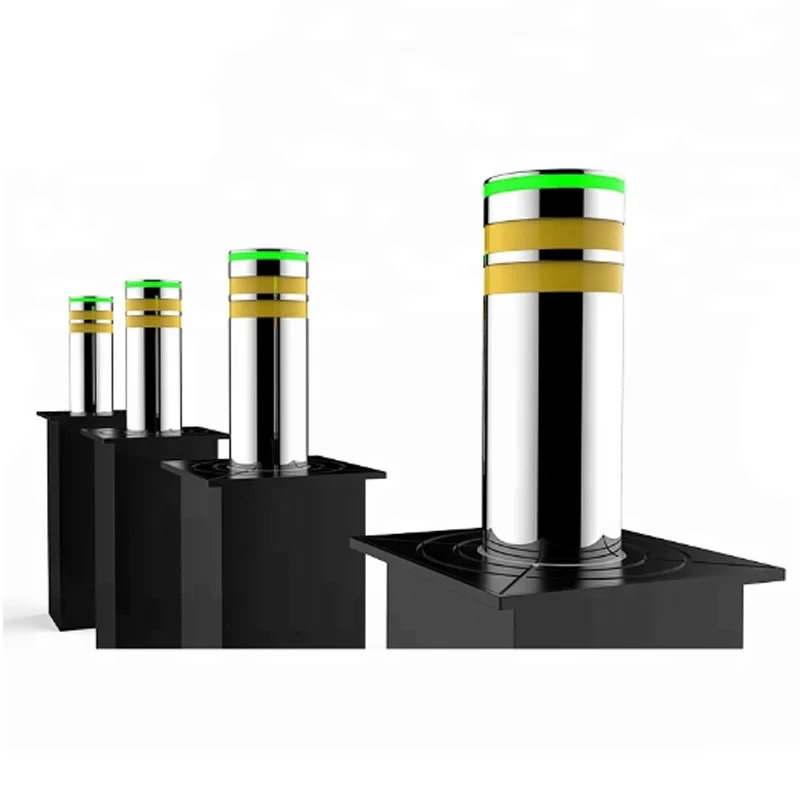 2024 Hydraulic Automatic Rising Bollards Security Bollards 168mm Road Traffic Automatic Lifting Roadblock