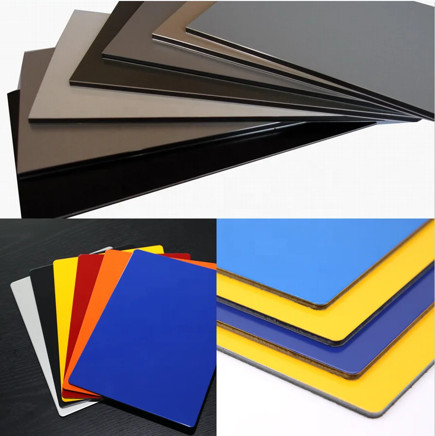 PVDF Coating Normal ACP Aluminum In Composite Panels Light Weight Building Materials Interior Wall