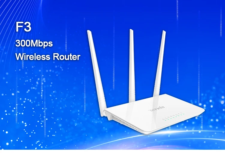 English Packing Original Tenda F3 Router 300mbps 4 Antenna 4 Port English Version Wireless Router Tenda