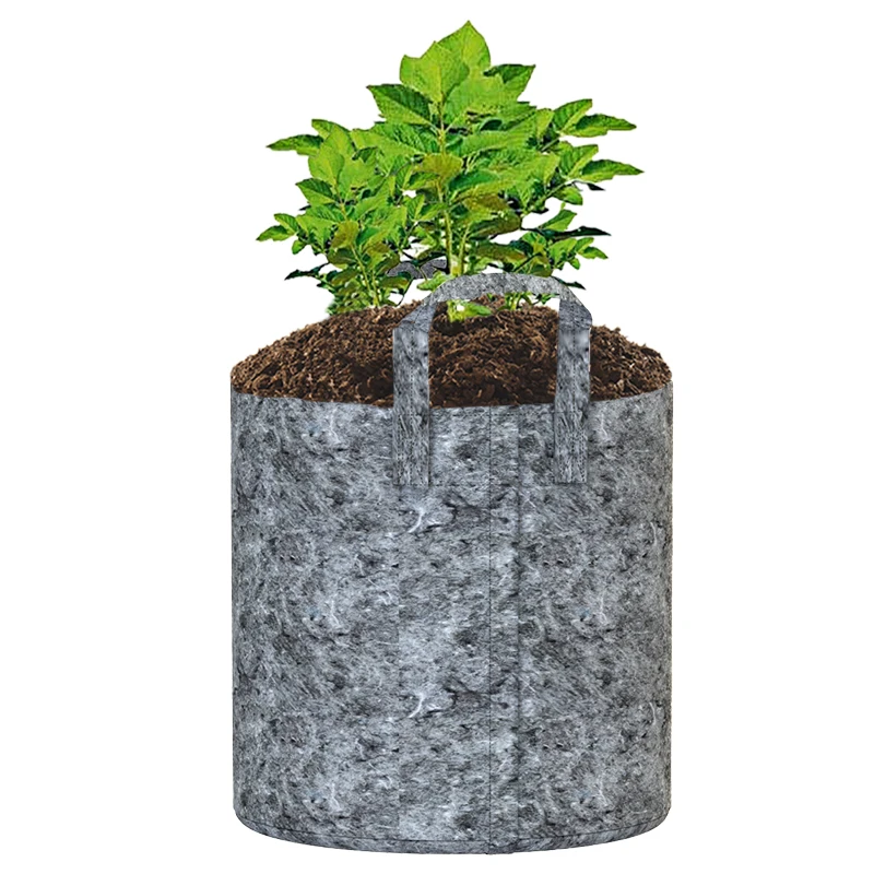 Orientrise Customized 2 3 5 7 10 gal grow planter pot non-woven geotextile planting grow bags30gallon fabric grow pots