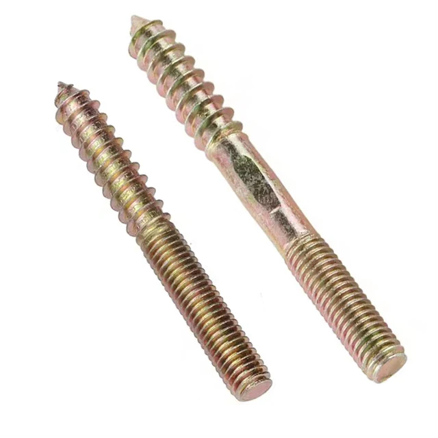 Double pointed self tapping furniture screws fasteners pointed tail furniture connector screws sofa staircase screw