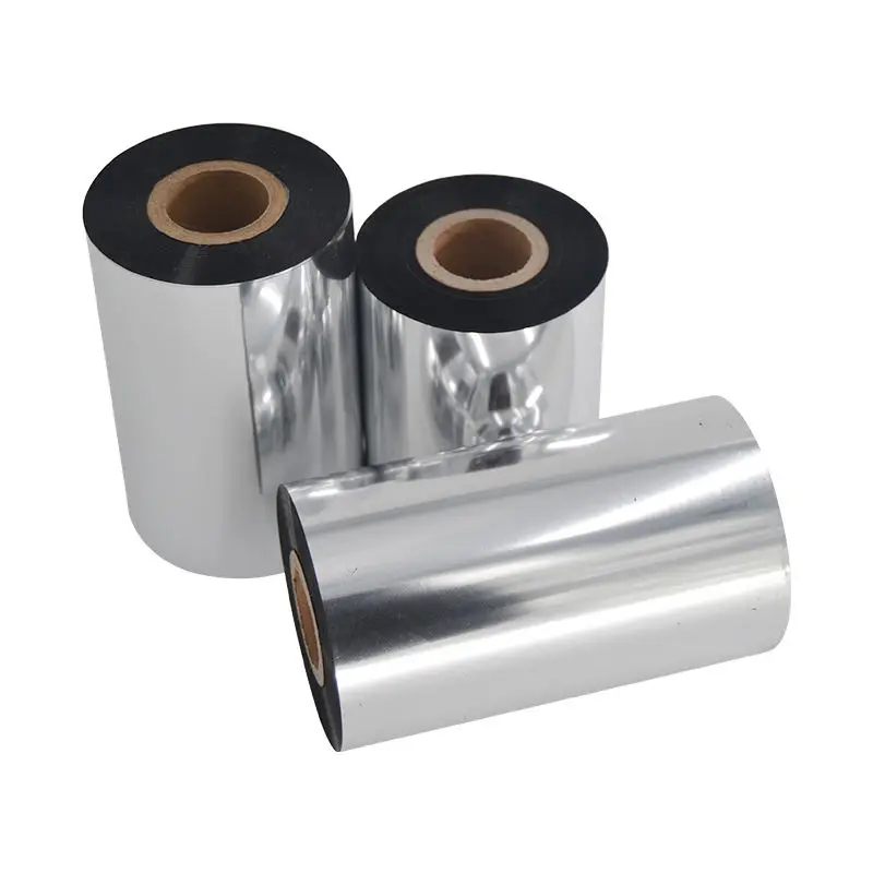 Горячая Распродажа Высококачественная лента восковая пленка черная для штрих-кодов