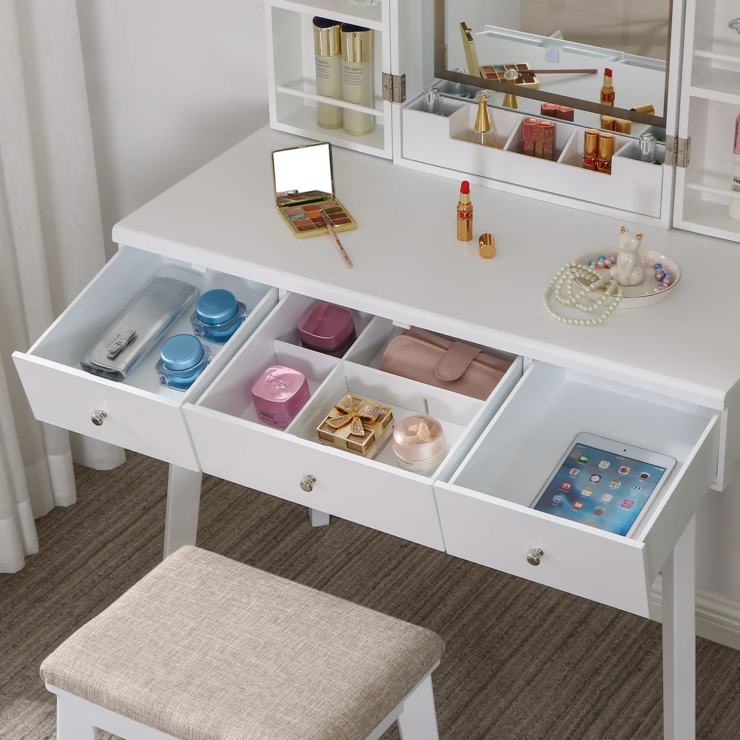 Wholesale New Design best seller customized dressing table Dresser for bedroom