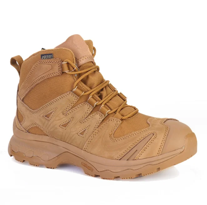DFA1203 Camouflage khaki black green suede cow leather breathable   Camouflage training sports running duty ranger ankle boots