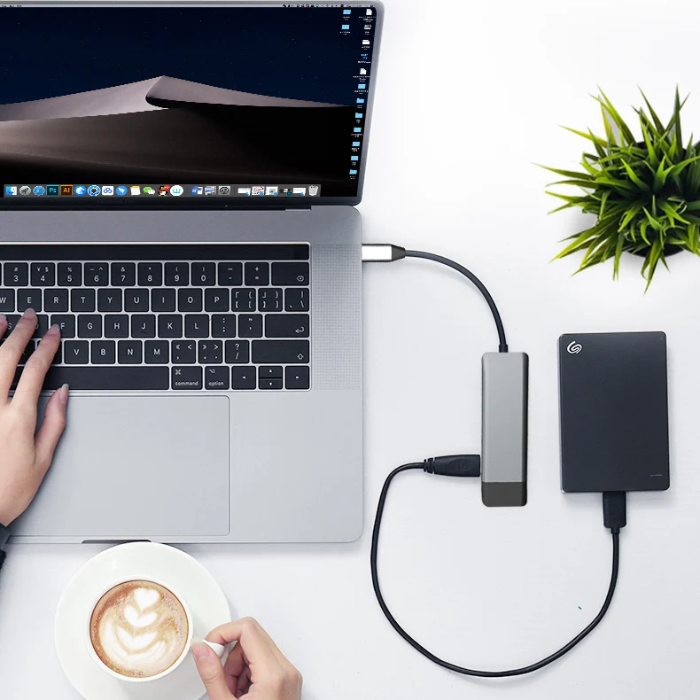 5 в 1 Поддержка SD/TF Card Reader Мирко OTG Type-c кард-ридер для планшетного