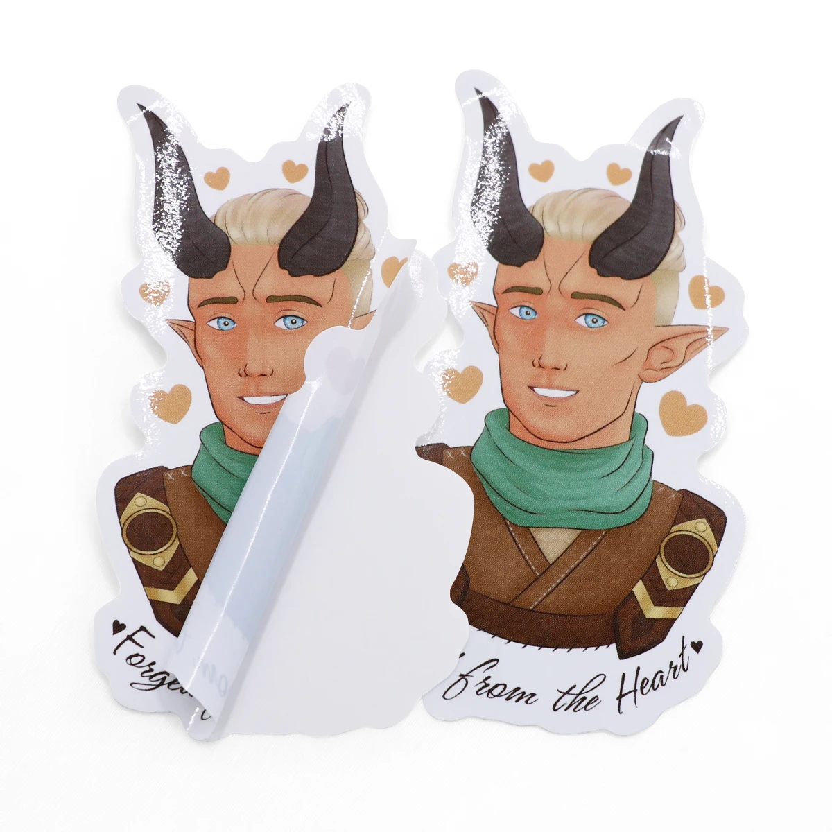 Custom Character Photos Adhesive Stickers White Waterproof Self Adhesive Vinyl Die Cut Sticker Printing