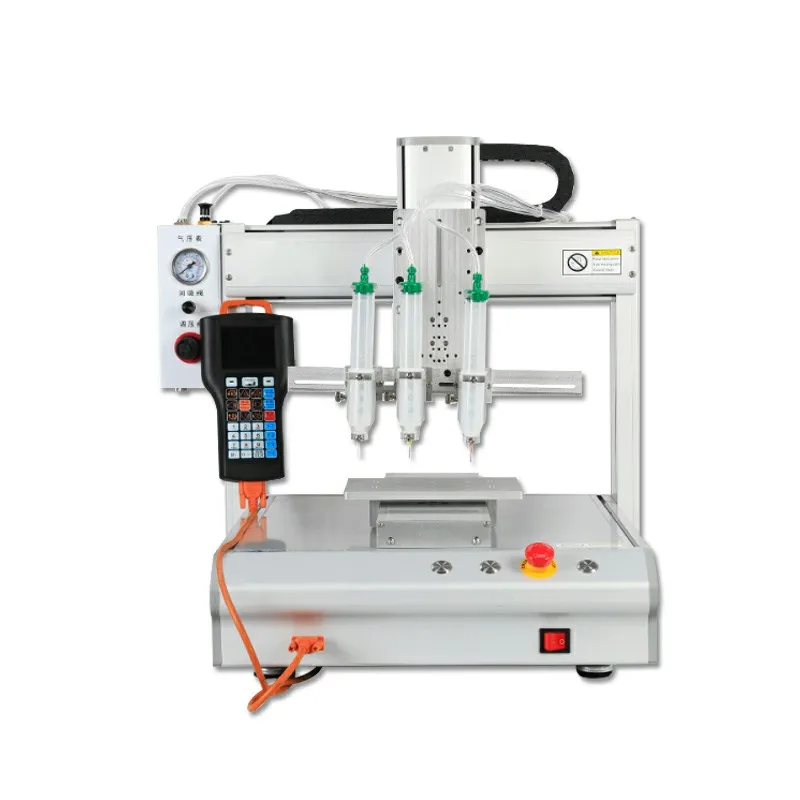 Трехосевой настольный автоматический диспенсер, робот из эпоксидной смолы, силикона, ПВХ автоматический диспенсер