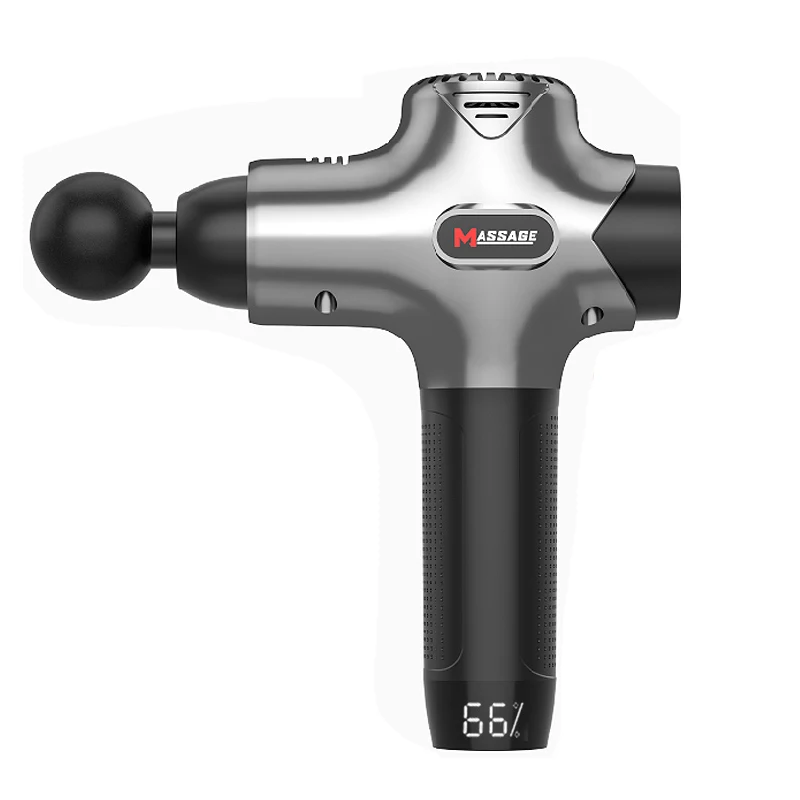 
2021 New Label Deep Tissue Booster Percussion Vibration Message Electric Muscle Massage Gun 