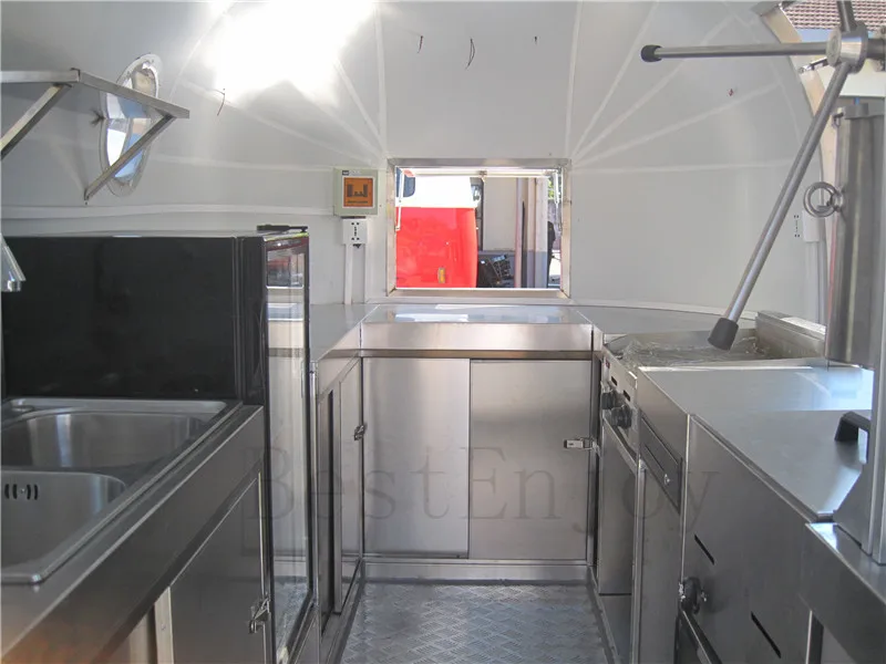 Pancakes Cart Hot Sale Parts Accessories Mini Vending Shanghai Iran Mobile Food Van Cart Trailer Truck Airstream Made In China