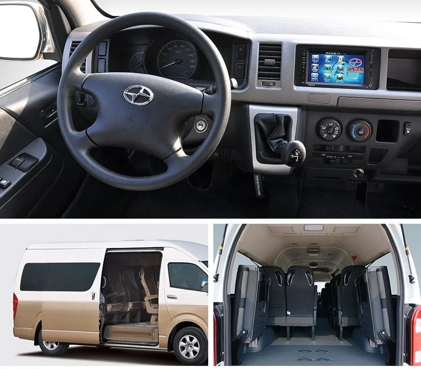 100km/h High Speed Battery Power Electric Bus 15 Seats Passenger Mini for Sale