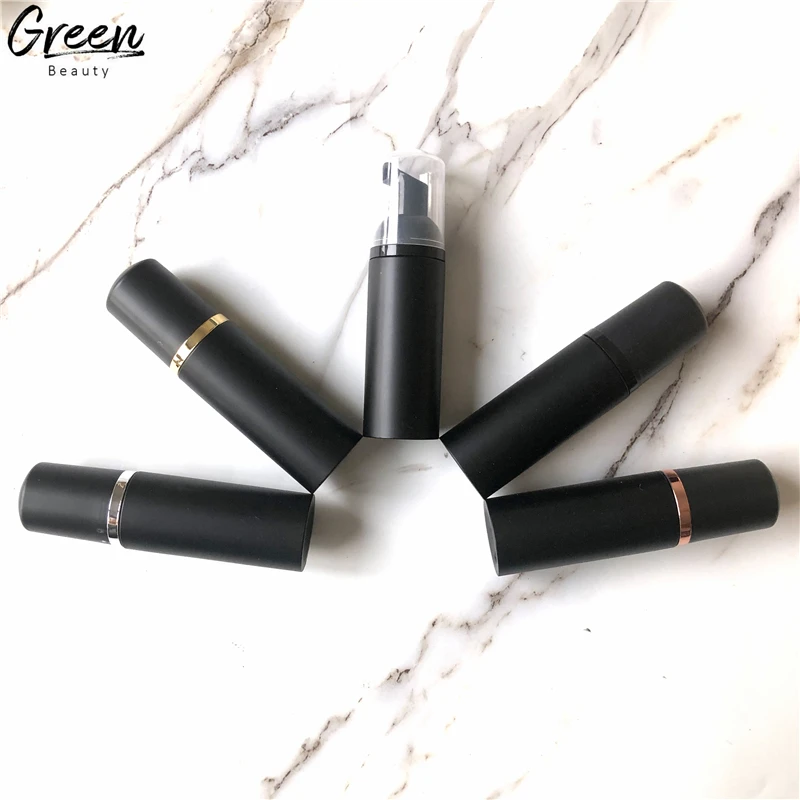 Wholesale Price New Design Rose Gold Pump Deep Cleaning Eyelash Foam Cleanser 60Ml Pink Foam Bottle Lash Bath Foam Cleanser