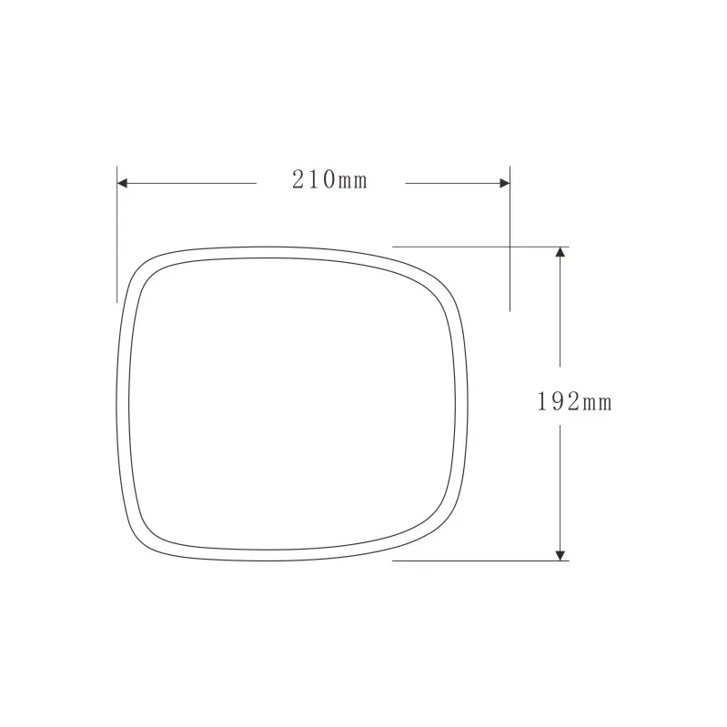 SL-554EH For DAF XF/CF Passsenger Side Wide Angle Mirror Replacement 24V Electric heating