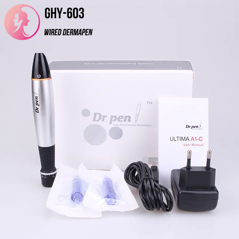 Wired derma pen RTS High Quality Auto Derma Micro Needle Pen dermapen dr pen A1-C