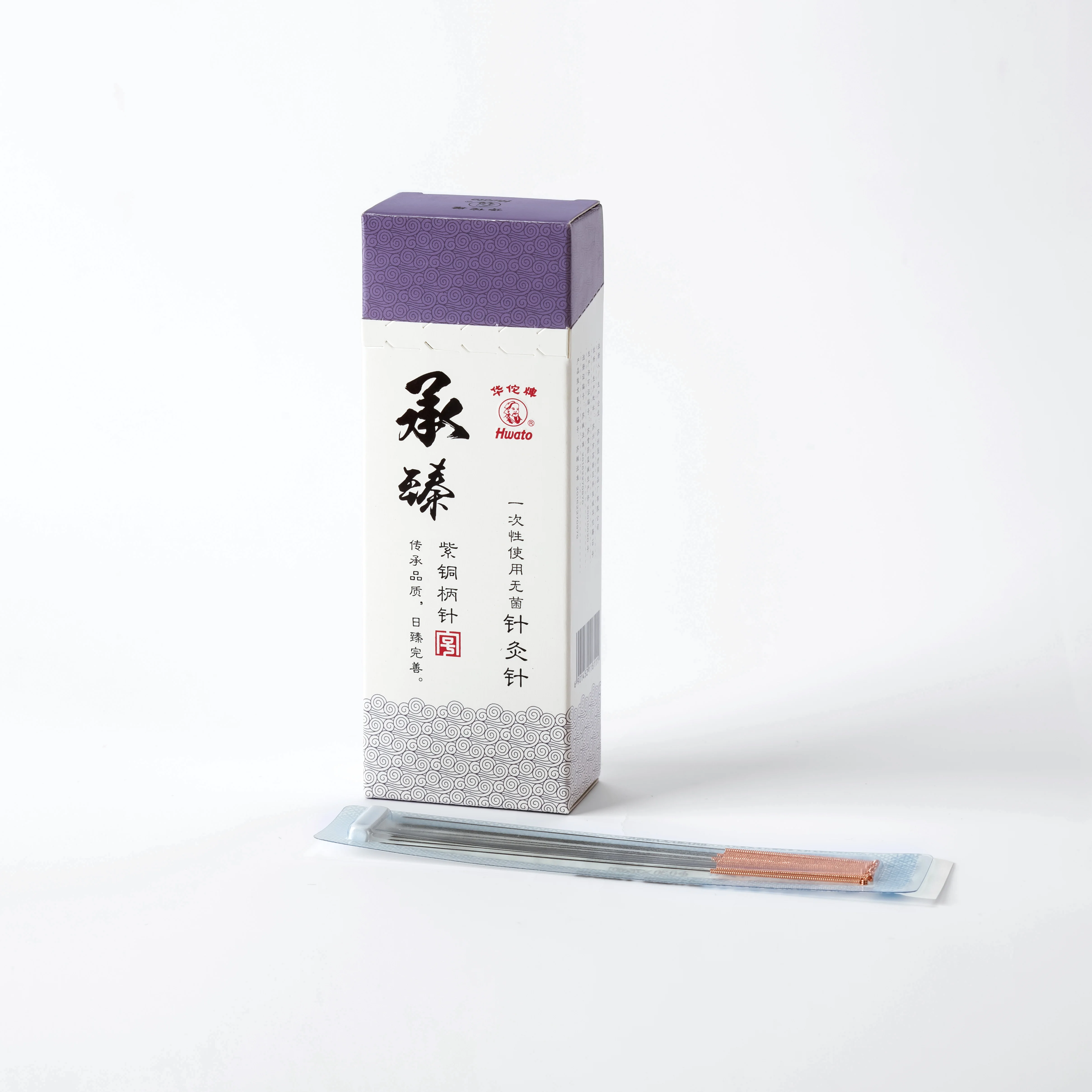 Hwato Brand copper handle sterile disposable acupuncture needle