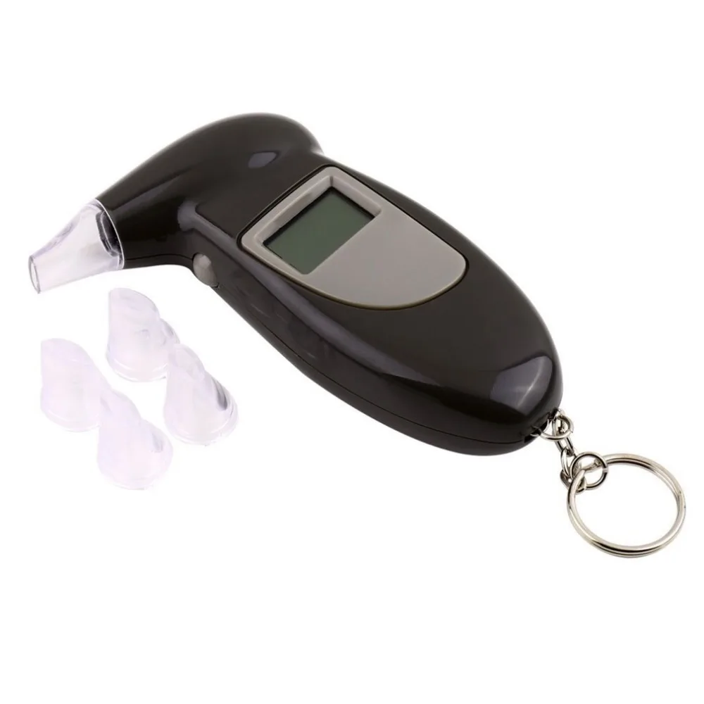 Factory Wholesale keychain portable alchohl tester breathalyzer for Drunk driving