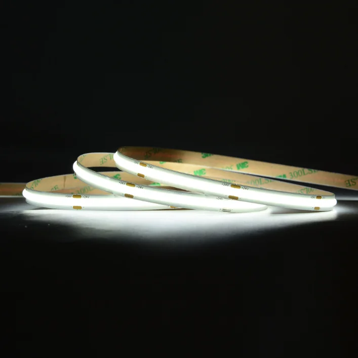 8mm Wide 480LEDs/m Dc12v 24v Free Cuttable 12v Led Strip IP20 IP65 IP67 IP68 Led Cob Strip Light