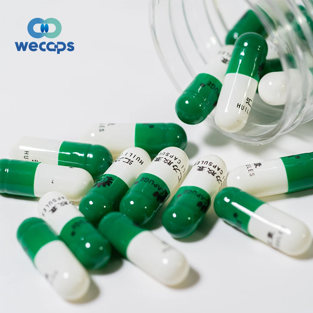 Wecaps Фармацевтическая Капсула #00 #0 Пустые желатиновые капсулы Размер 0 пустые капсулы