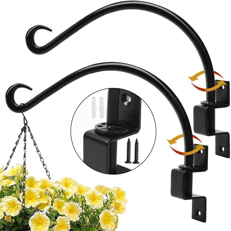 Hanging Plant Bracket for Hangers Outdoor More Stable and Sturdy Plant Hooks