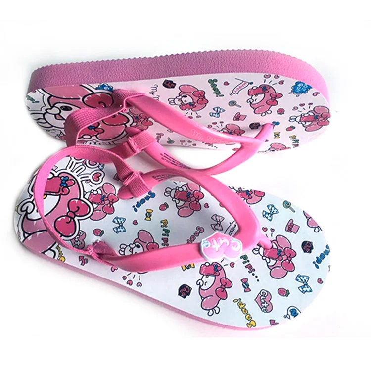 Пляжные дешевые красивые шлепанцы на заказ, детские шлепанцы для маленьких девочек, сандалии с задним ремешком, шлепанцы, тапочки, обувь