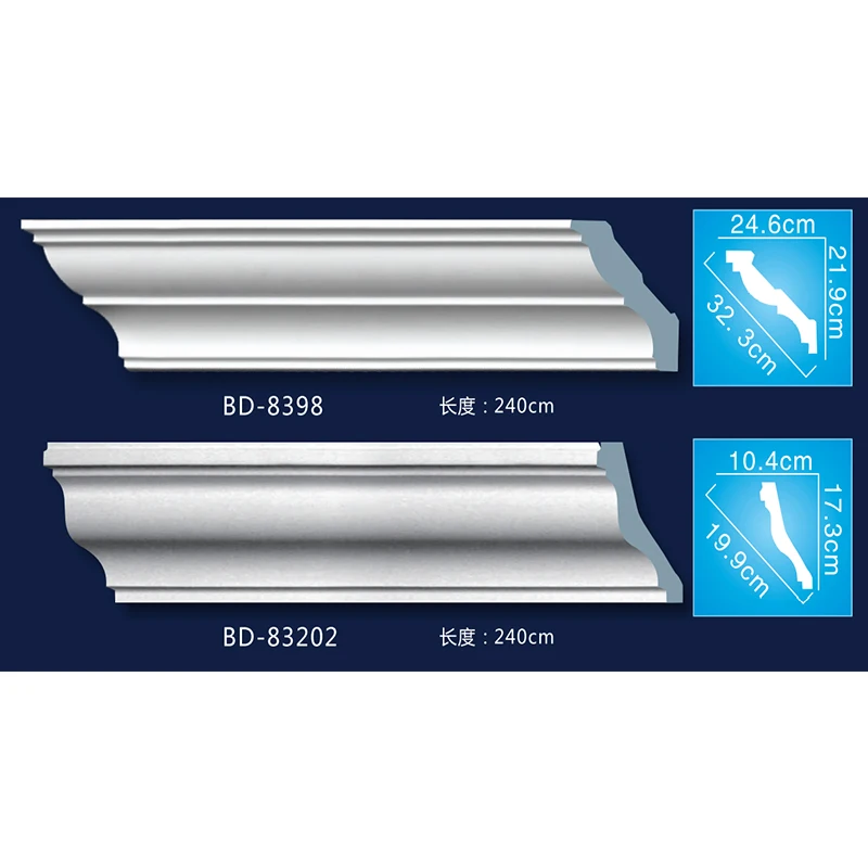 Пенополиуретановое формование, Декоративная Корона из пенополиуретана, молдинг, карниз, плинтус, панели для пола, плинтуса