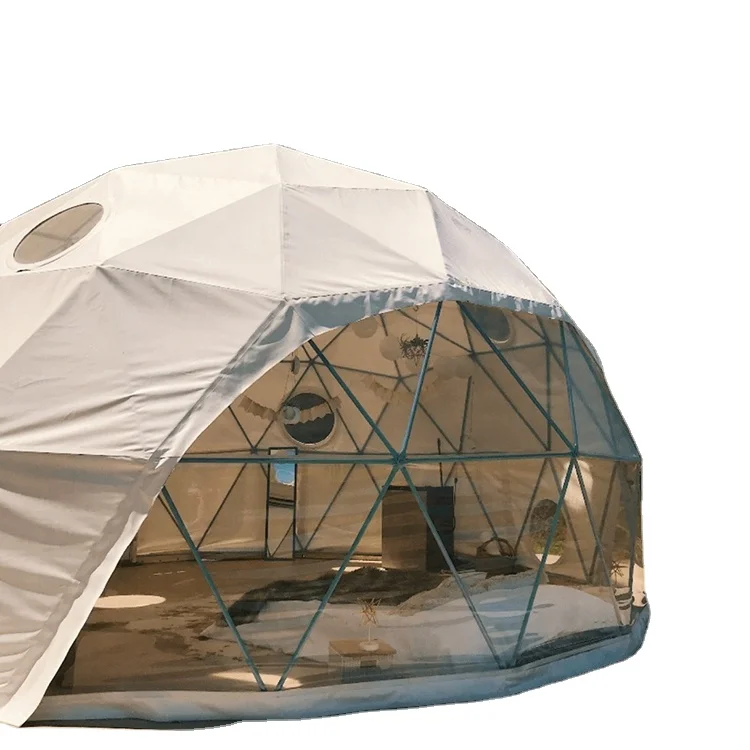 4m/5m/6m  2023 Top Sell Factory Supply PVC Fabric Geodesic Domes House Tent