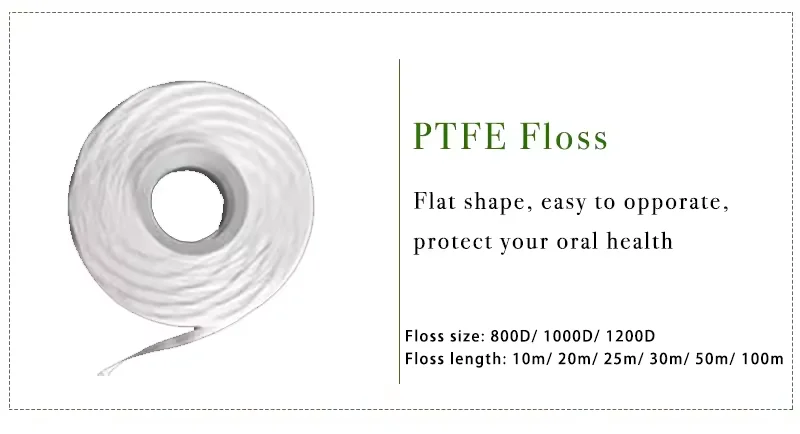 Nylon PTFE Bamboo Charcoal Teeth Flosser Kids Eco-Friendly PE Dental Flosser with Mint Flavor Oral Usage Plastic Dental Floss