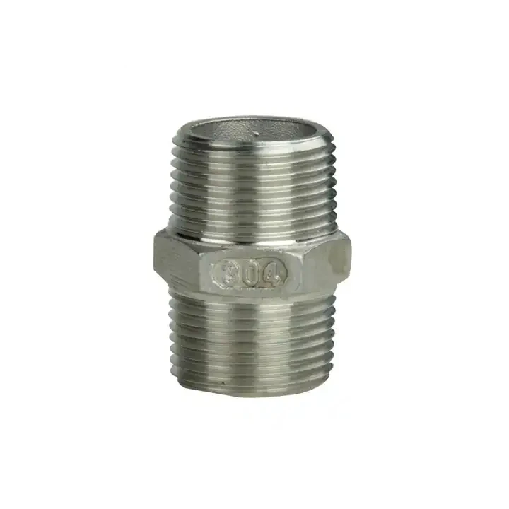 Instrumentation Pipe Fittings Stainless steel 316/316L 6000 PSI Monel Duplex Hastelloy C276,6Mo Male Thread NPT Hex Nipple