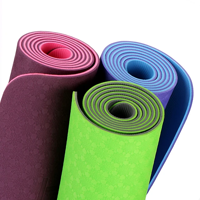 2022 New upgraded Rubber PU Foldable Travel Yoga Mat Custom Logo
