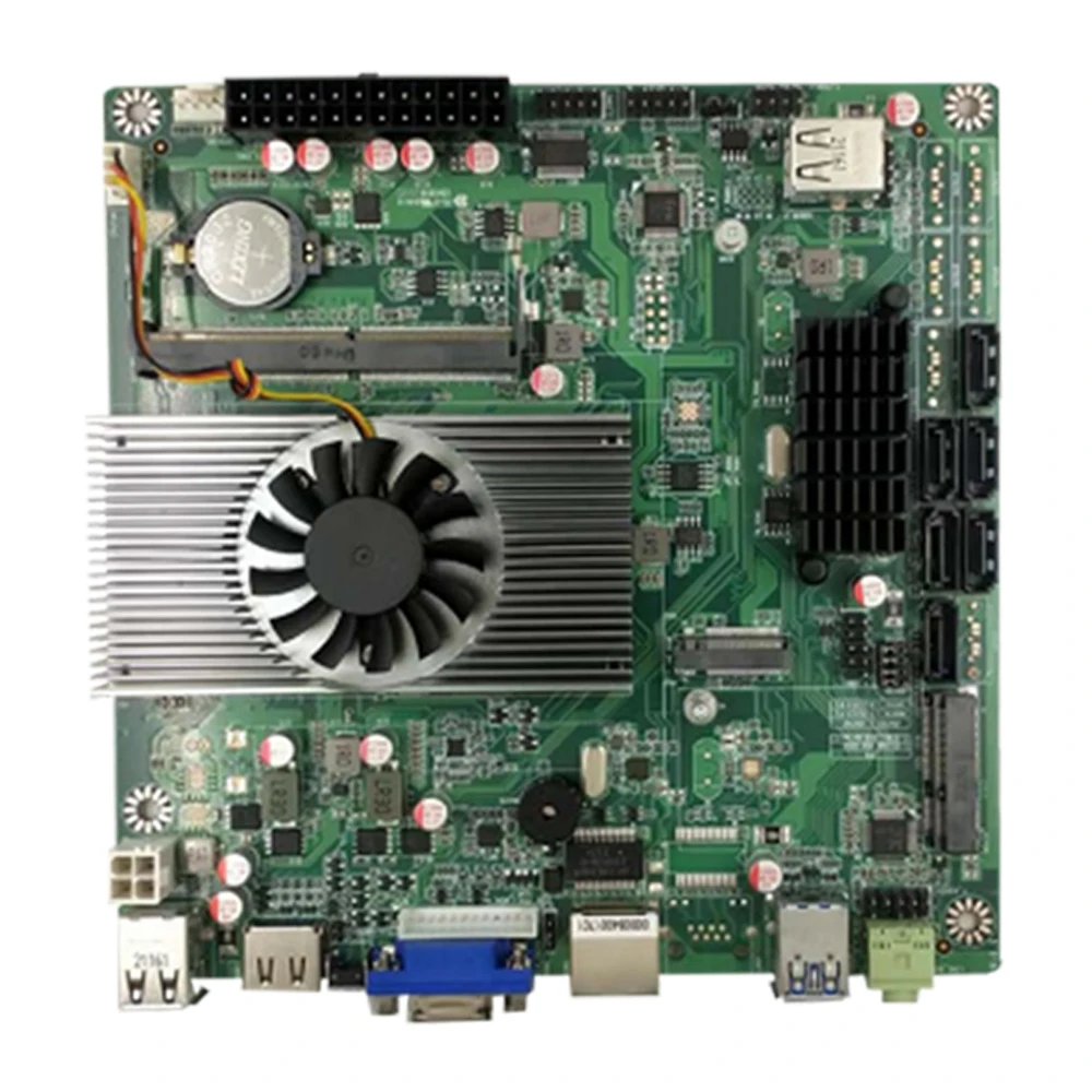 N5095 LVDS материнская плата для компьютера 170 мм * с VGA + HD-MI 4 Lan Intel 2 5G ATX