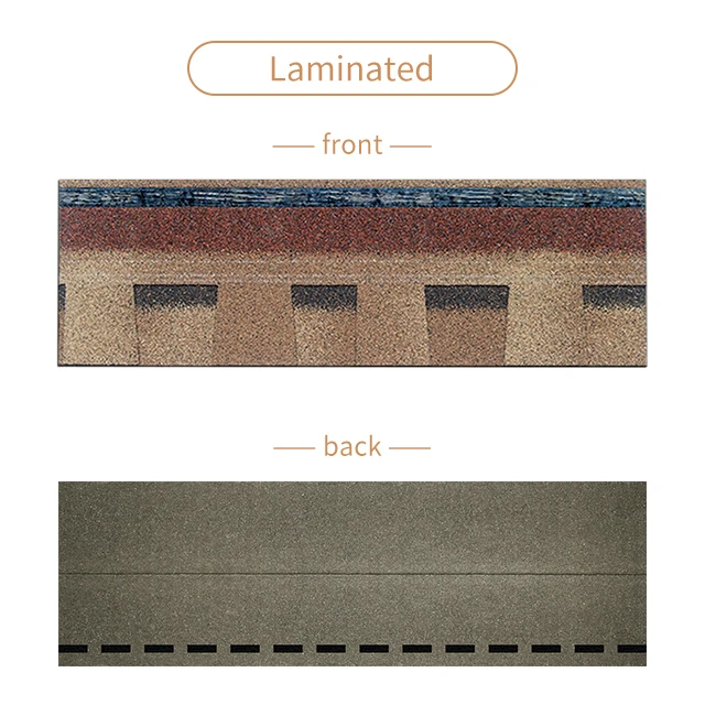 US standard architectural laminated shingles fiberglass mat roofing tiles