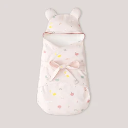Baby cuddling quilt autumn and winter pure cotton thickening newborn baby supplies newborn baby  sleeping bag anti-shoc