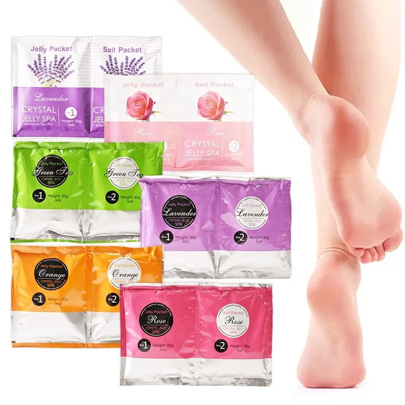 Manicure And Pedicure Supplies Crystal Jelly Spa Pedicure Gel Spa For Dry Cracked Feet