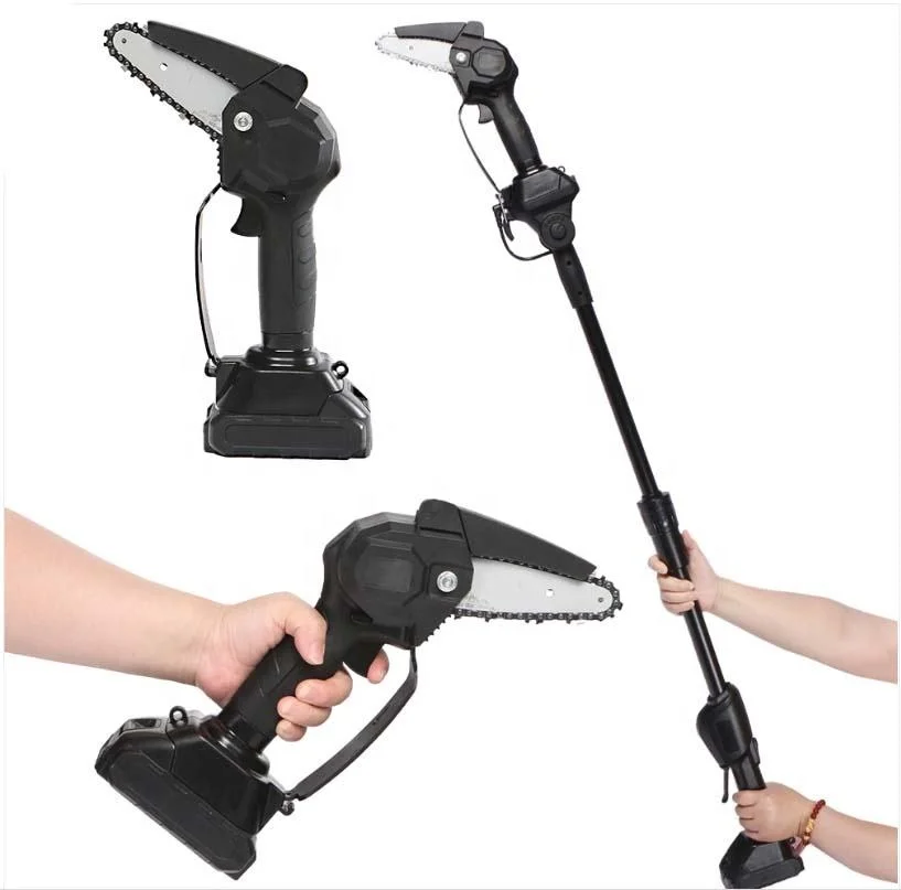 Ananke Tools 2-in-1 high branch cutting electric pole saw cordless long pole chain saw for tree trimming