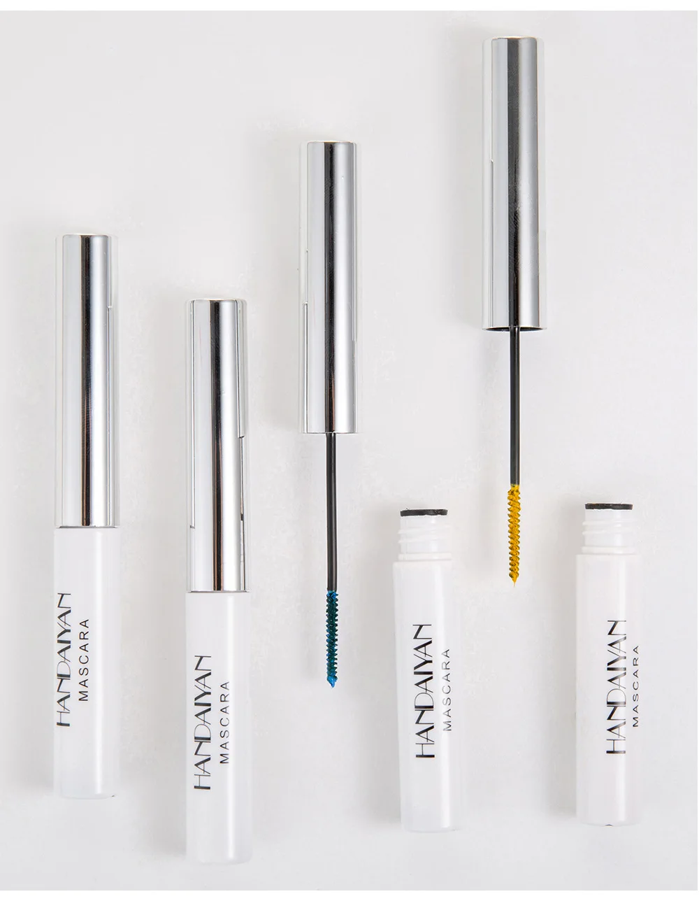 Wholesale Eyes Beauty Makeup Waterproof Colorful Blue Black White Red Green Pink Purple Mascara