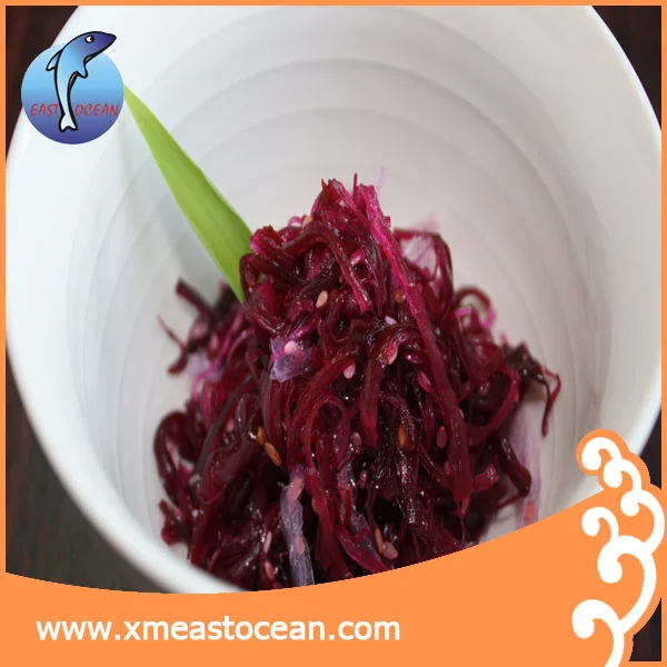 wholesale seafood snack high quality red japan frozen seaweed salad