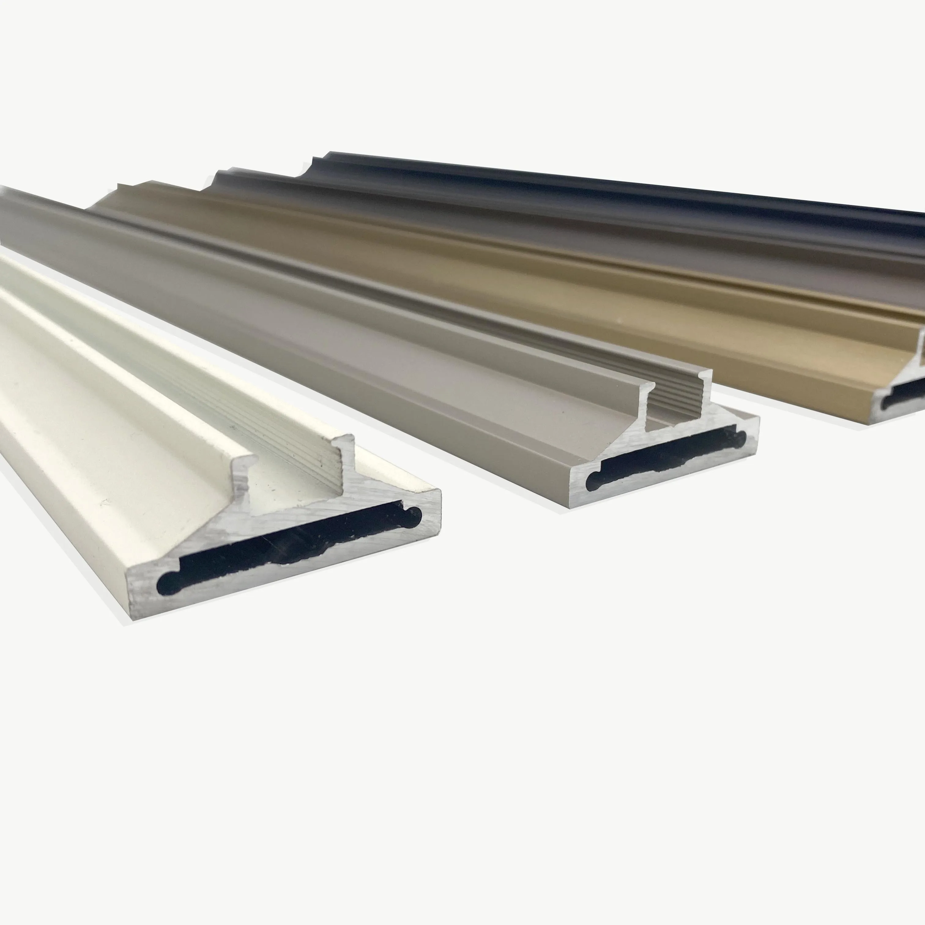 frameless aluminum interior noiseless sliding door Profiles For Sliding door