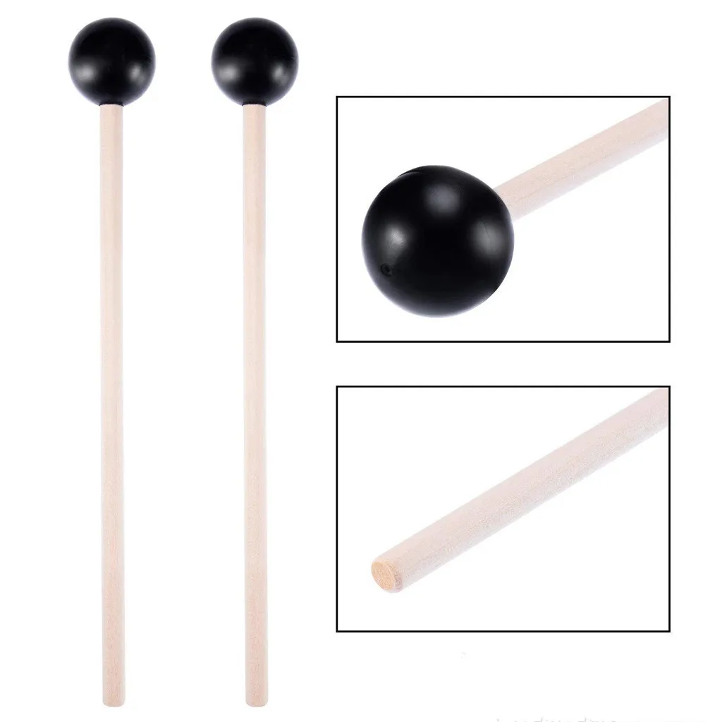 Drum Sticks Xylophone Marimba Mallet with Rubber Tips