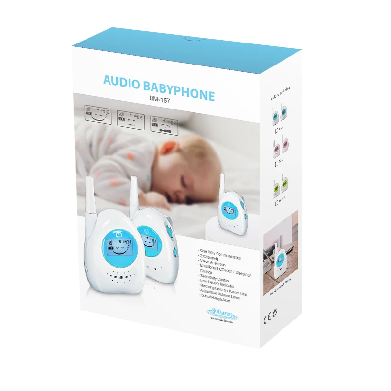 Профессиональный аналоговый беспроводной дальности связи one way talk аудио монитор младенца