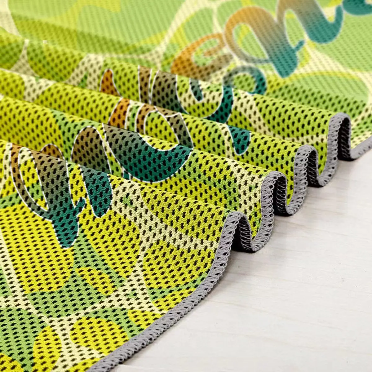 Cool feeling sports gym sweat wiping badminton running basketball special printed sweat absorbing towel