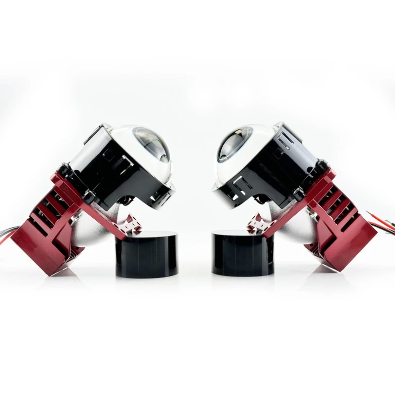 New 60W High Quality LED Headlamp for Ford Kia 3-inch Dual Lens 6000K White Light CSP Chip H1 Beam for Corolla Venza Models