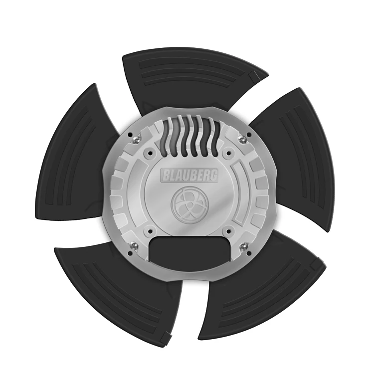 Blauberg 350mm 380v axial ventilation fan industrial  EC fan ball bearing for AHU