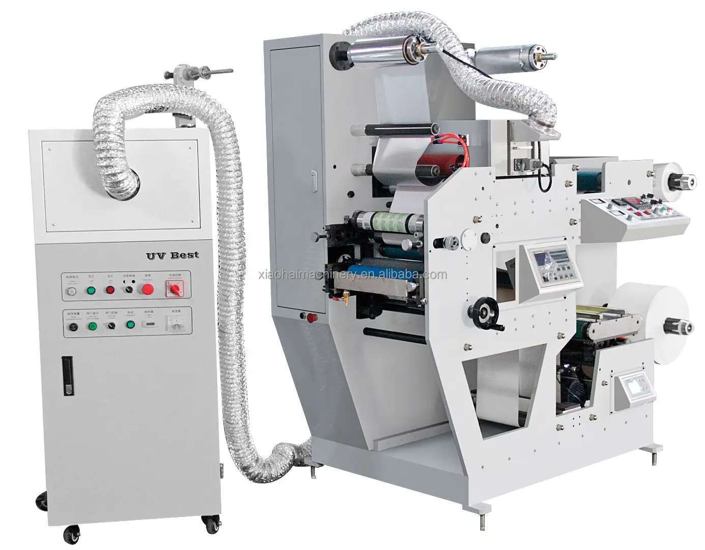 High Speed  Die Cutting UV Dryer Flexographic 2 Colour Flexo Printing Machine printer