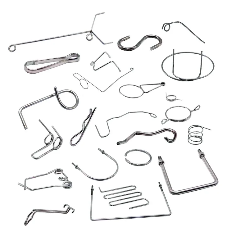 wire coil spring Fabrication of steel wire bending  part  precision metal 3D wire forming
