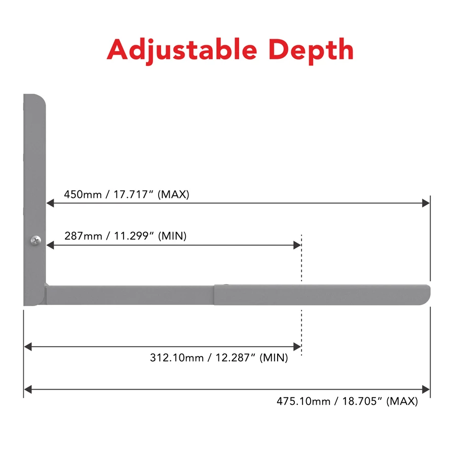Factory Supply 90 Degree Adjustable Heavy Duty Folding Bracket Microwave Oven Wall Rack Brackets Mounting