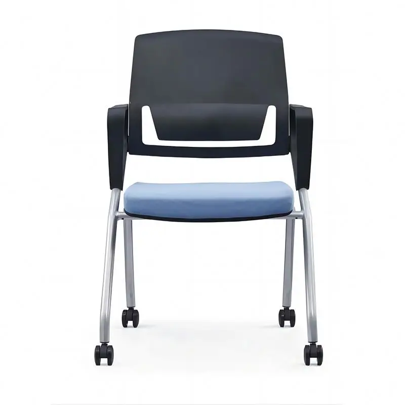 2024 Wholesale Mesh Swivel Revolving Office Cheap Guest Training With Writing Tablet Meeting Room Office Chair