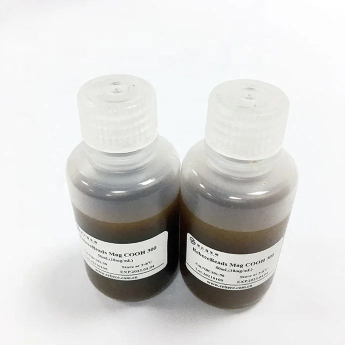 Carboxyl coated magnetic nanoparticles beads for DNA isolation with professional factory